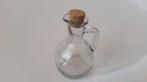Karaf met kurk 12 cm p/st., Ophalen of Verzenden, Nieuw