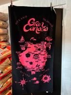Gran canaria strand handdoek 100% polyester, Ophalen of Verzenden, Gebruikt, Roze, Handdoek