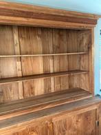 Grote teakhouten kast met veel opbergruimte, Huis en Inrichting, Kasten | Buffetkasten, Ophalen, Gebruikt, 200 cm of meer, 150 tot 200 cm