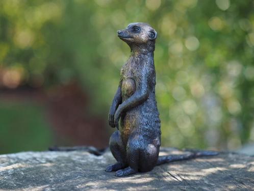 STOKSTAARTJE / ZITTEND, Tuin en Terras, Tuinbeelden, Nieuw, Dierenbeeld, Ophalen of Verzenden