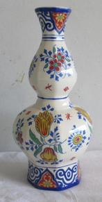 art nouveau Boch Keramis knobbelvaas bloemen 146, Antiek en Kunst, Verzenden