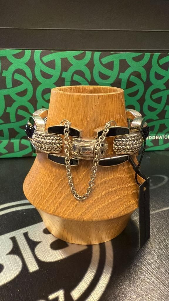 BUDDHA TO BUDDHA ARMBAND TYPE 042 E THE BATUL BLACK € 649,95, Sieraden, Tassen en Uiterlijk, Armbanden, Nieuw, Zilver, Zilver