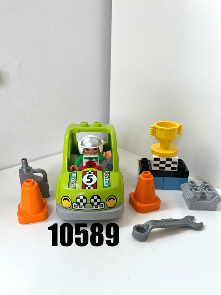 Lego Duplo 10589 - Rally Auto, Kinderen en Baby's, Speelgoed | Duplo en Lego, Gebruikt, Duplo, Ophalen of Verzenden