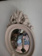 spiegel met koperen kandelaar Clayre & Eef p/st 24.95, Huis en Inrichting, Woonaccessoires | Spiegels, Nieuw, Minder dan 100 cm