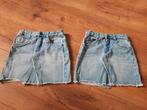 Tweeling meisjes jeans rokjes van het merk Noppies maat 122, Ophalen of Verzenden, Zo goed als nieuw, Kleding