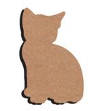 Gomille MDF kitten 10 x 16 cm dikte 5 mm, Hobby en Vrije tijd, Knutselen, Materiaal, ., Nieuw, Ophalen of Verzenden