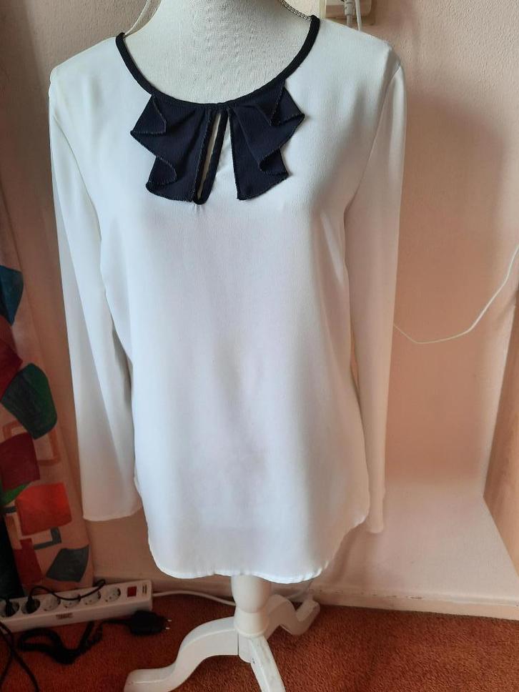 RINASCIMENTO tuniekje mt 38/40, Kleding | Dames, Blouses en Tunieken, Zo goed als nieuw, Maat 38/40 (M), Wit, Ophalen of Verzenden