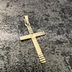 14 karaat gouden kruis hanger kettinghanger kruis jezus, Ophalen of Verzenden, Zo goed als nieuw, Goud, Kruis of Symbool