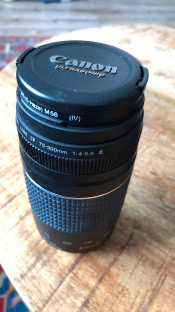 Canon Zoom Lens EF 75-300mm 1:4.5.6 lll beschikbaar voor biedingen