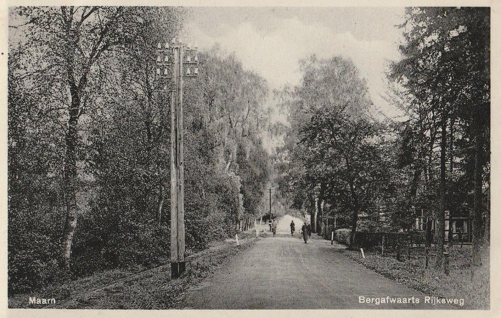 Maarn - 966 - twa : Bergafwaarts Rijksweg, Verzenden, 1920 tot 1940, Utrecht