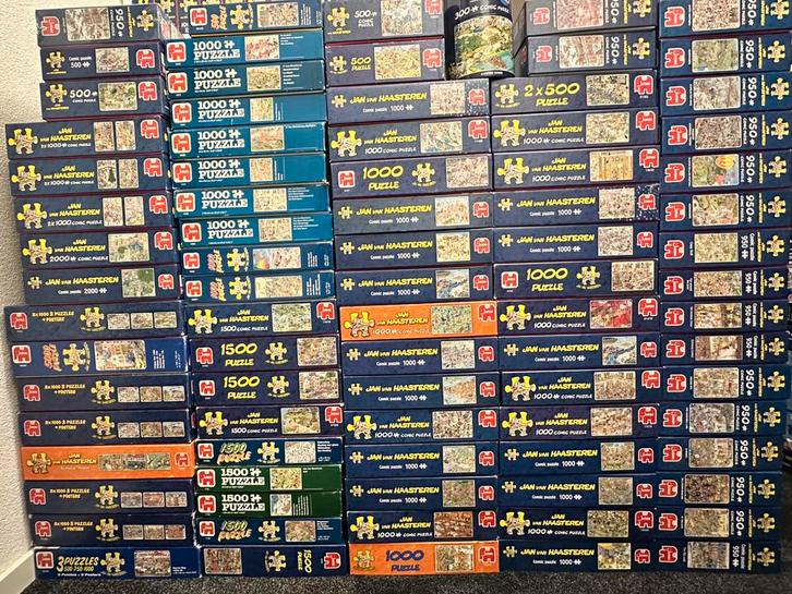 Jan van Haasteren puzzels 300 tot 5000 stukjes - That’s life, Hobby en Vrije tijd, Denksport en Puzzels, Zo goed als nieuw, Legpuzzel