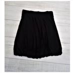 zwarte ballonrok met elastiekenband/maat S, Kleding | Dames, Rokken, Zwart, Ophalen of Verzenden, Zo goed als nieuw, Knielengte