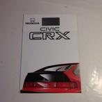 Honda Civic CRX 1988 folder origineel Nederlands NL tekst, Boeken, Auto's | Folders en Tijdschriften, Ophalen of Verzenden, Gelezen