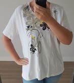 Van Uffelen Mode Shirt Frank Walder Dames Korte Mouwen Wit, Verzenden, Wit, Maat 46/48 (XL) of groter, Nieuw