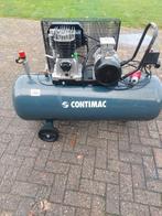 Compressor merk contimac, 100 liter of meer, Ophalen of Verzenden, Zo goed als nieuw