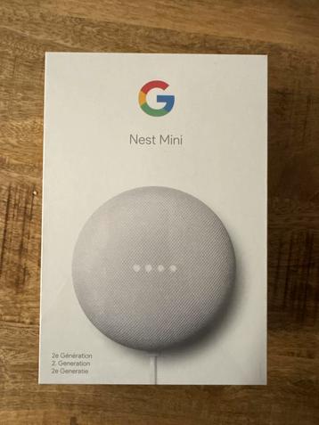 Google Nest Mini 2e Generatie - Nieuw in doos! beschikbaar voor biedingen