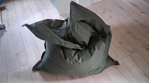 Donkergroene Zitzak, Huis en Inrichting, Zitzakken, Gebruikt, Zitzak, Groen, Ophalen