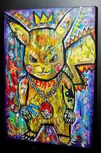ArtBySon - Pikachu schilderij pokemon, Antiek en Kunst, Ophalen of Verzenden