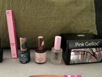 Pink Gellac Set - Nagel Make-up, Overige kleuren, Nieuw, Ophalen of Verzenden, Handen en Nagels