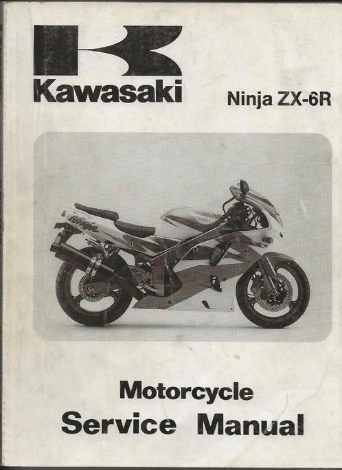 ≥ Kawasaki ZX 6R Ninja shop manual (7342z) — Handleidingen en