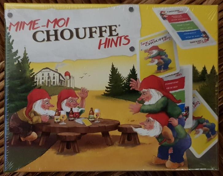 Spel Chouffe Hints - Mime Moi - NIEUW in verpakking, Verzamelen, Biermerken, Nieuw, Overige typen, Overige merken, Ophalen of Verzenden
