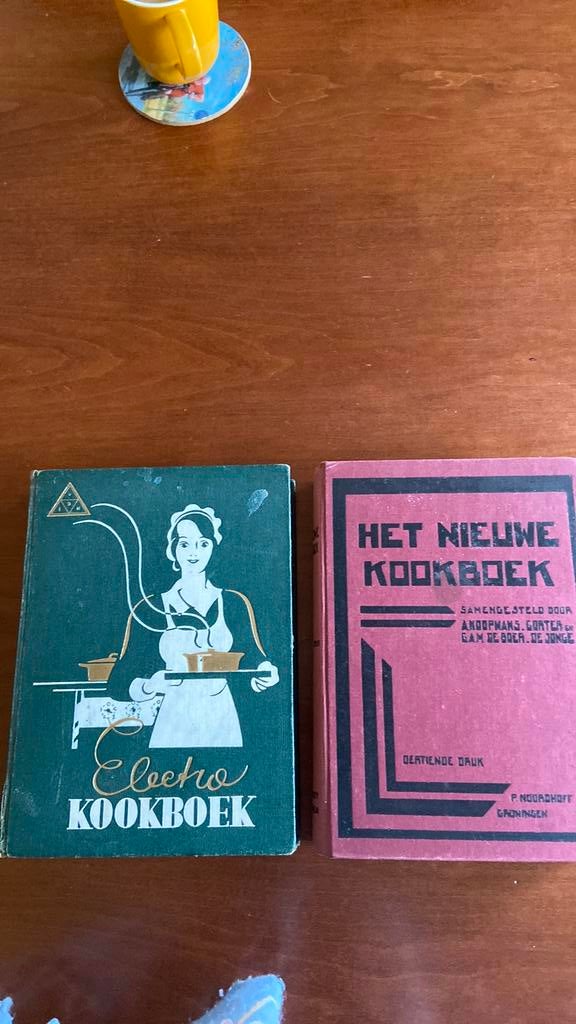 Kookboeken uit 1931 en 1938, Ophalen