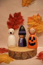 Halloween houten poppetjes peg dolls sensory play, Kinderen en Baby's, Speelgoed | Houten speelgoed, Nieuw, Overige typen, Ophalen of Verzenden