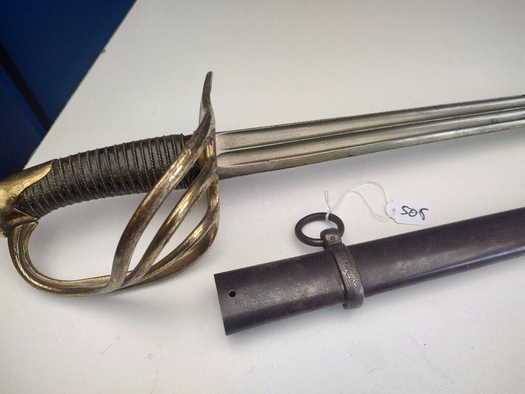 Sabel # 505  - Frankrijk - Kurassier Gendarmerie, Verzenden, Landmacht, Overige gebieden, Zwaard of Sabel