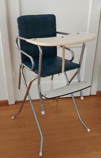Kibofa kinderstoel d. blauw / retro / vintage/ zgan, Kinderen en Baby's, Kinderstoelen, Ophalen, Gebruikt, Overige typen, Aanschuifbaar