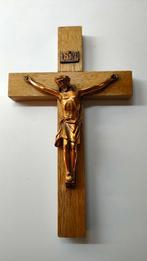 Antiek Christus kruisbeeld koper, Antiek en Kunst, Ophalen of Verzenden