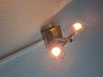 Dubbel Plafondspot - Ikea Fuga  TYP T1112, Huis en Inrichting, Lampen | Spots, Ophalen, Zo goed als nieuw, Metaal of Aluminium