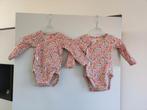 Hema 2x newborn meegroei overslagromper maat 50-56, Ophalen of Verzenden, Gebruikt, Meisje, Nacht- of Onderkleding