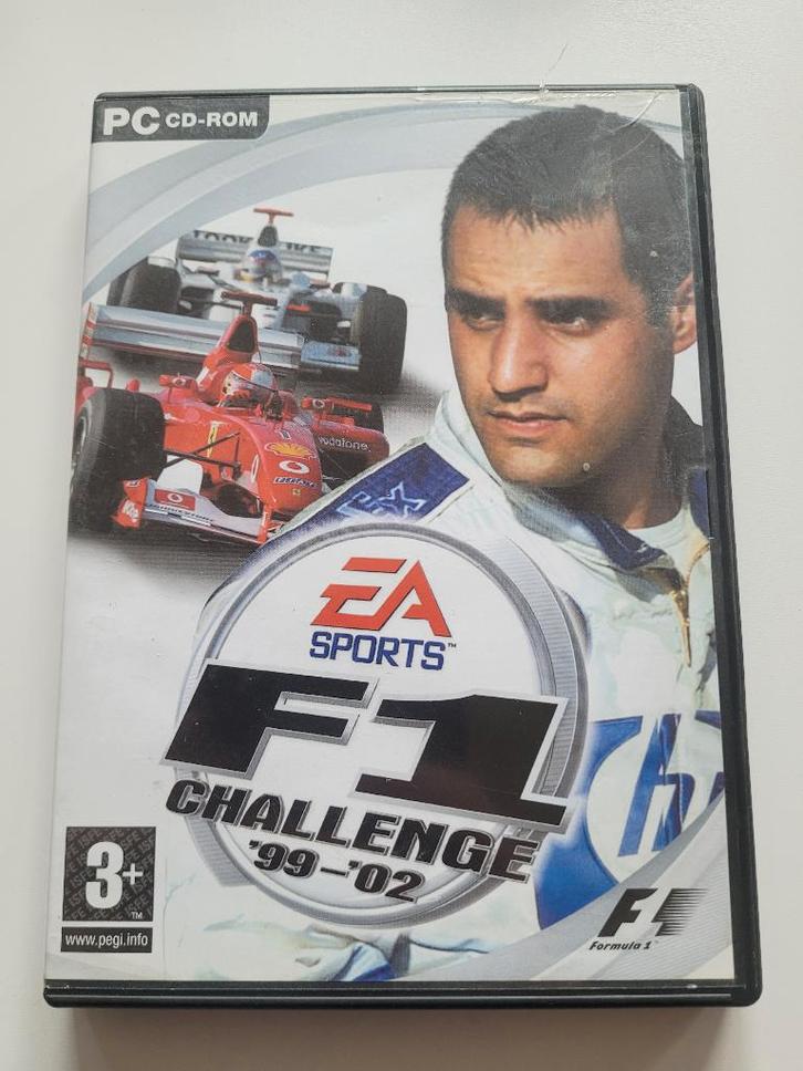 F1 Challenge ’99–’02 (PC CD-ROM), Spelcomputers en Games, Games | Pc, Zo goed als nieuw, Racen en Vliegen, 1 speler, Vanaf 3 jaar