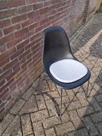 Zwarte design stoel kubikoff, Huis en Inrichting, Ophalen, Zwart, Zo goed als nieuw, Metaal