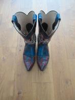 Rood-blauwe cowboy western heren laarzen, Sendra, Blauw, Boots, Ophalen of Verzenden