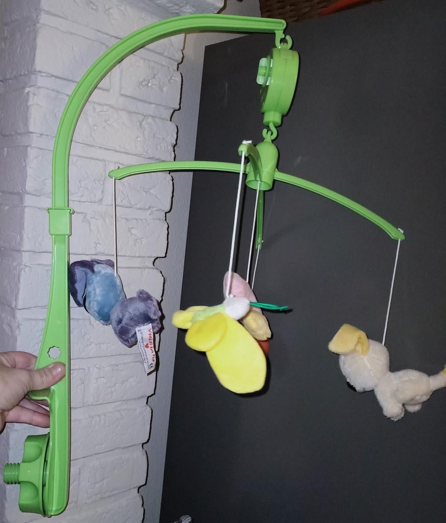 Woezel en pip boxmobiel. Groen., Kinderen en Baby's, Speelgoed | Babyspeelgoed, Ophalen of Verzenden, Zo goed als nieuw, Mobiel