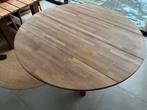 Woood Rhonda Eikenhouten Ronde Tafel - 150cm, Huis en Inrichting, Tafels | Eettafels, Ophalen, Gebruikt, Vijf personen of meer
