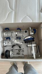 antieke Koffiepers bodum set met 5 glazen, Ophalen