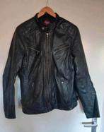 Zacht lederen leren leer biker jack jas maat 56 xxl 2xl, Ophalen of Verzenden, Zo goed als nieuw, Maat 56/58 (XL), Zwart