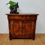 Antiek kastje, halkastje, ladekastje buffetkastje Notenhout, Huis en Inrichting, Kasten | Ladekasten, Valkenswaard, Gebruikt, 1 of 2 laden