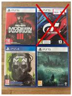 PS5/PS4 games pakket: MW3, MW2, GT7, Hogwarts Legacy, Ophalen of Verzenden, Zo goed als nieuw