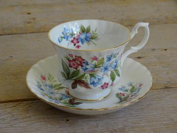 1x Kop-en-schotel, Royal Albert, Summertime Series, BOURTON beschikbaar voor biedingen