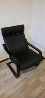 IKEA Poang Relaxfauteuil - Zwart, Huis en Inrichting, Fauteuils, Ophalen, Gebruikt, 75 tot 100 cm, 50 tot 75 cm