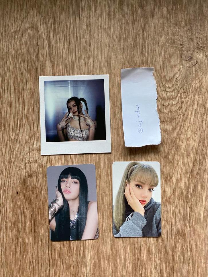 Blackpink Lisa Lalisa photocards, Verzamelen, Muziek, Artiesten en Beroemdheden, Zo goed als nieuw, Foto of Kaart, Ophalen of Verzenden