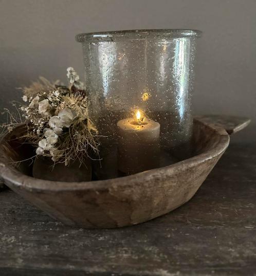 Aura Peeperkorn windlicht, Huis en Inrichting, Woonaccessoires | Kandelaars en Kaarsen, Nieuw, Kandelaar, 25 tot 50 cm, Ophalen of Verzenden