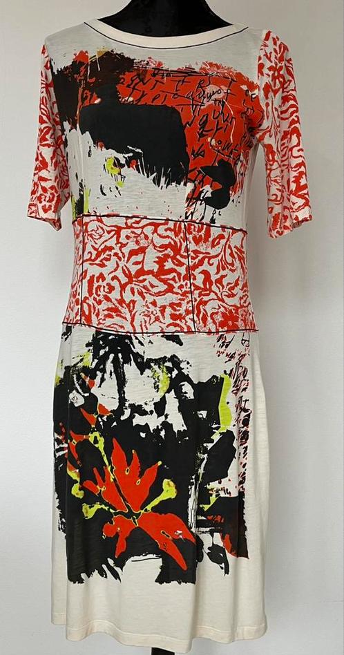 Cap Juluca jurk apart dessin maat M, Kleding | Dames, Jurken, Zo goed als nieuw, Maat 38/40 (M), Wit, Onder de knie, Verzenden