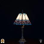Tiffany tafellamp Clara - 20 cm, Nieuw, Ophalen of Verzenden, Glas, Tiffany