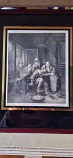 F.H Weissenbruch litho steendruk cw mieling Jan steen afbeel, Antiek en Kunst, Ophalen of Verzenden