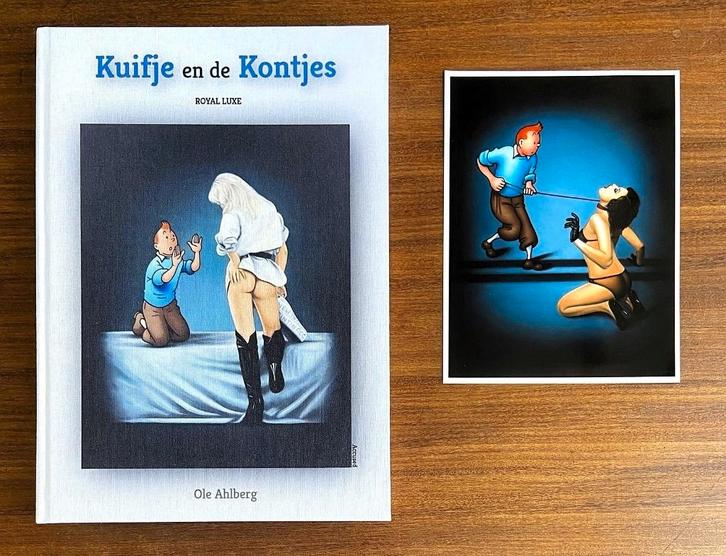 Kuifje en de Kontjes - ROYAL LUXE - Genummerd - Met Prent, Boeken, Stripboeken, Nieuw, Eén stripboek, Verzenden