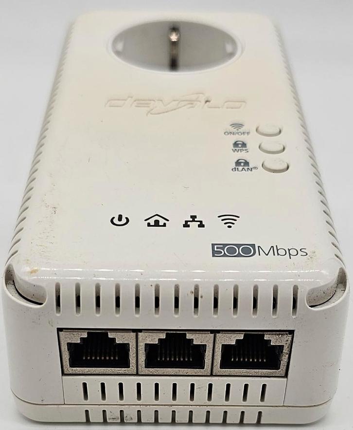 Devolo dLAN 500 AV Wireless+ Starter Kit, Computers en Software, Powerlines, Gebruikt, Ophalen of Verzenden